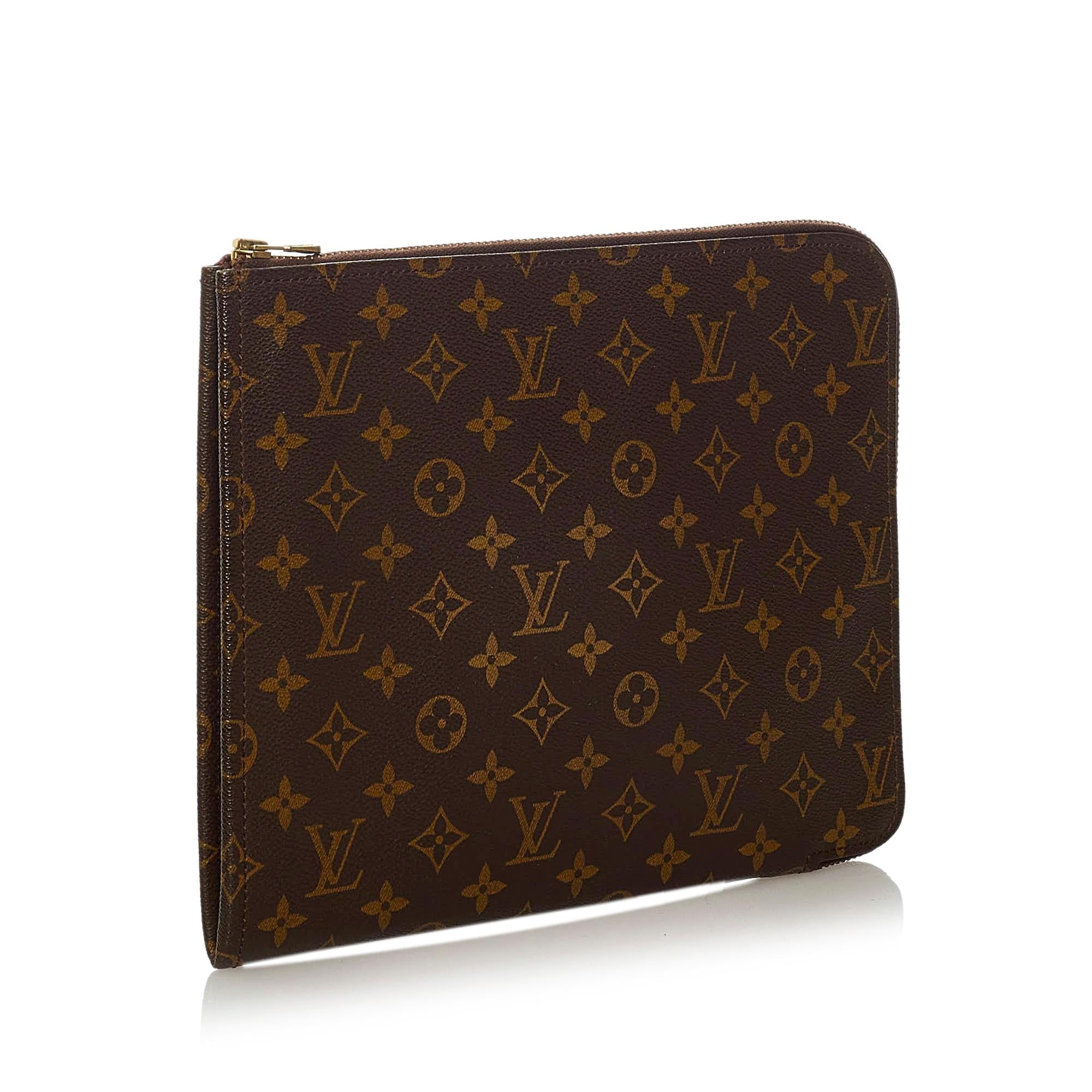 Louis Vuitton Monogram Poche Documents Portfolio (SHG-28982)