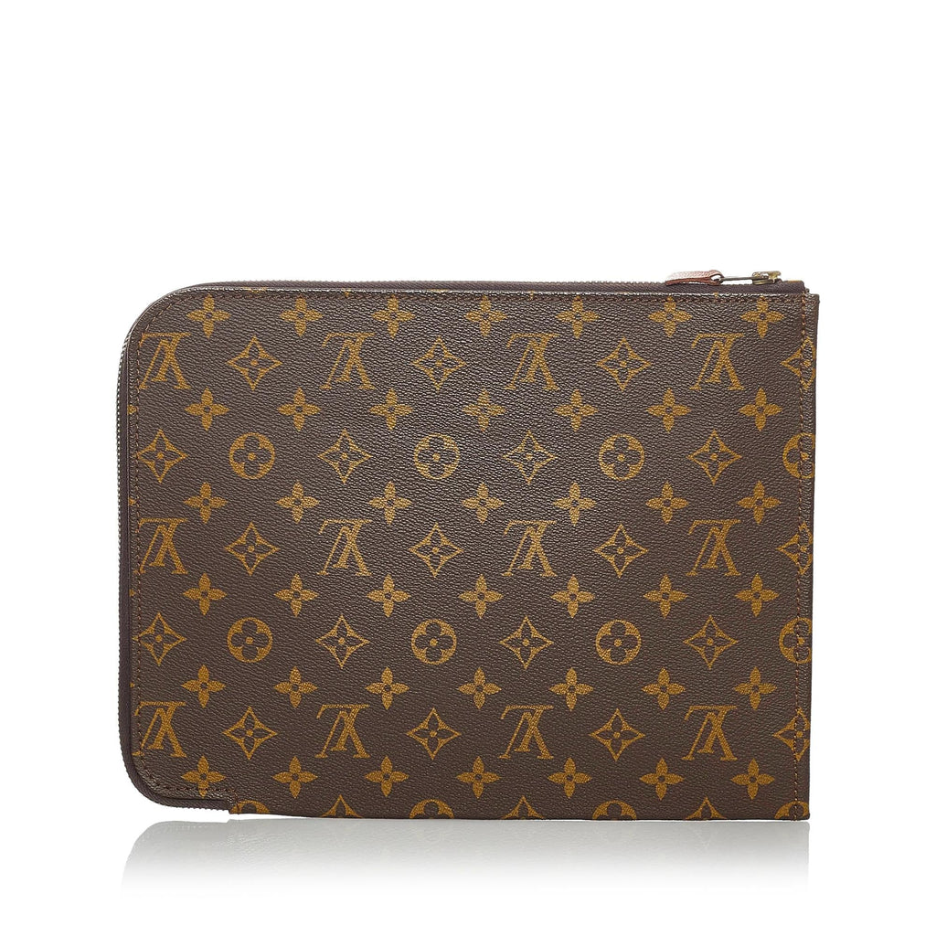 Louis Vuitton Monogram Poche Documents Portfolio (SHG-29389)