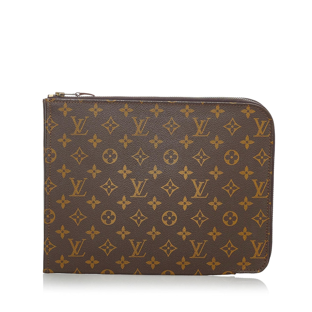 Louis Vuitton Monogram Poche Documents Portfolio (SHG-29389)