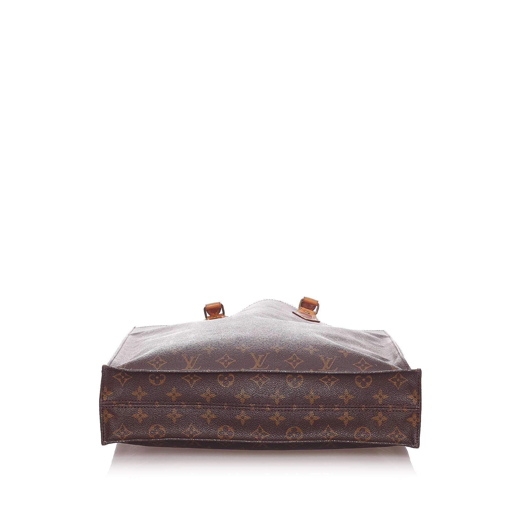 Louis Vuitton Monogram Sac Plat (SHG-29258)
