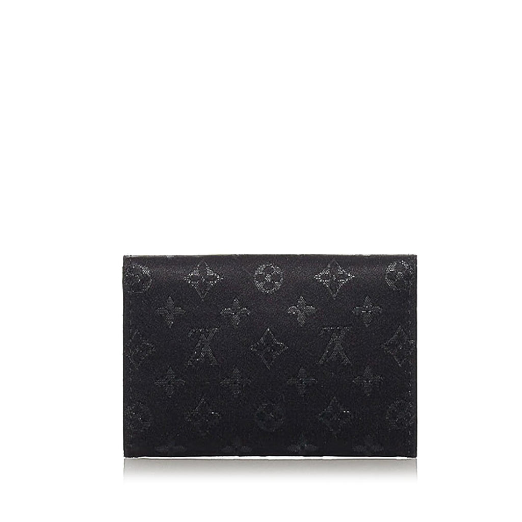 Louis Vuitton Monogram Satin Porte Monnaie Billets (SHG-29295)