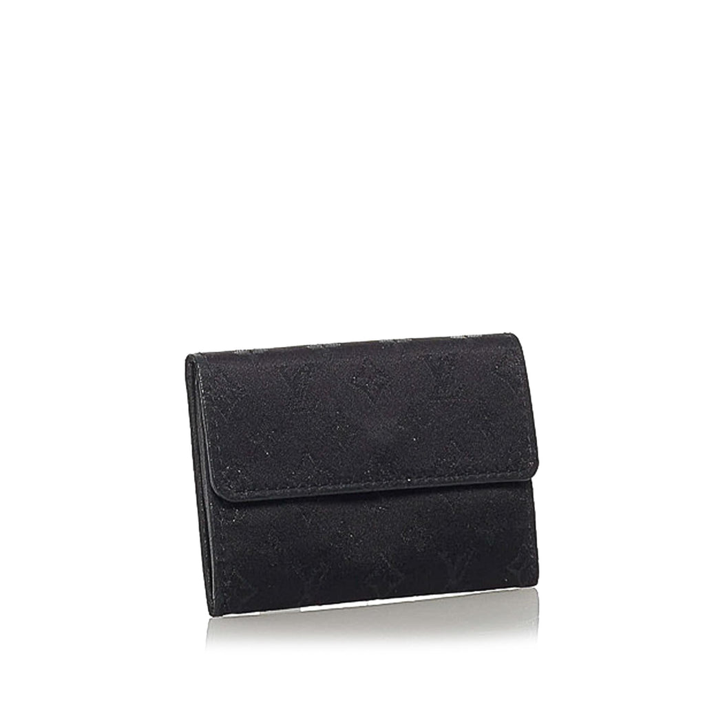 Louis Vuitton Monogram Satin Porte Monnaie Billets (SHG-29295)
