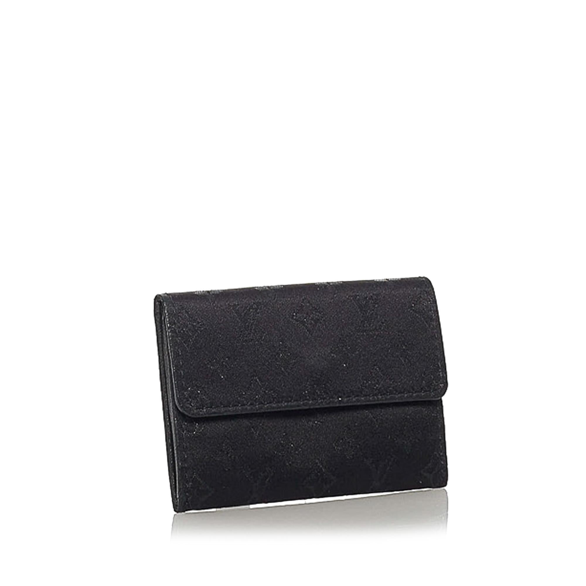 Louis Vuitton Monogram Satin Porte Monnaie Billets (SHG-29295)