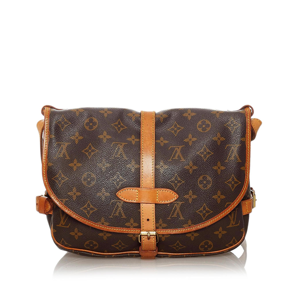 Louis Vuitton Monogram Saumur 25 (SHG-28331)