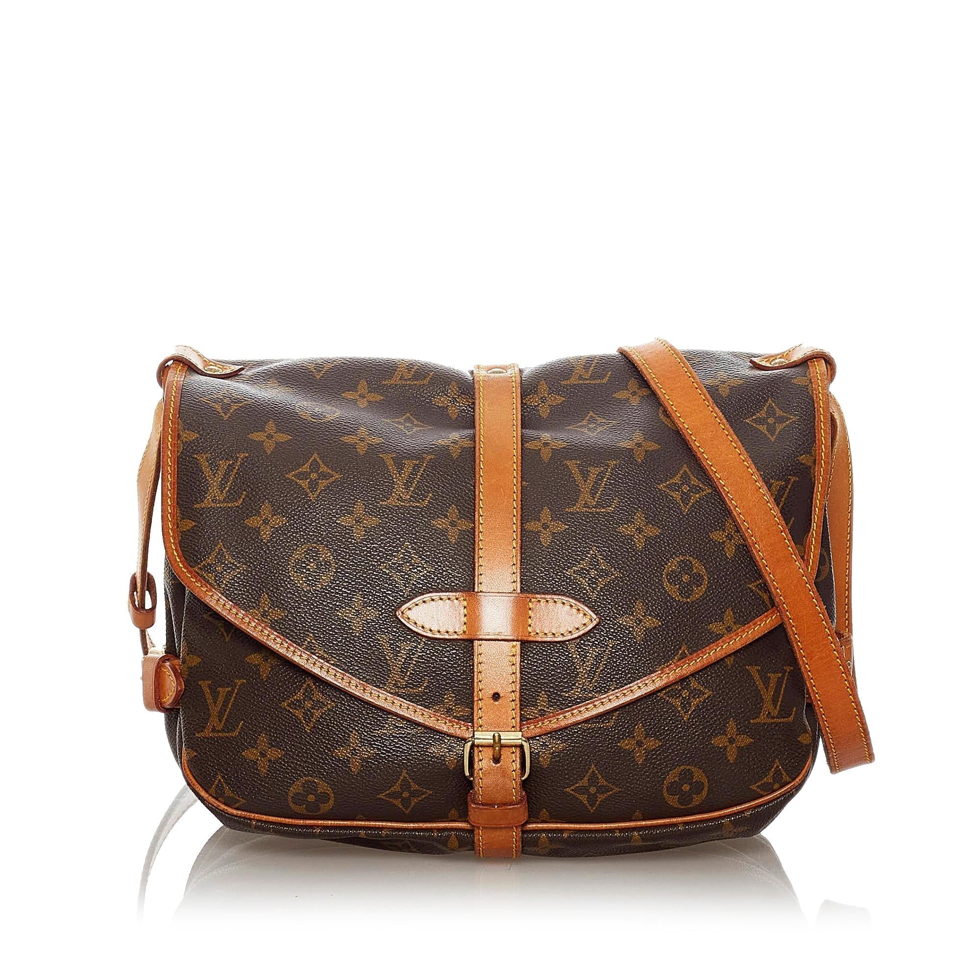 Louis Vuitton Monogram Saumur 25 (SHG-28331)