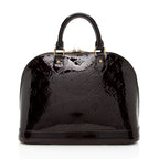 Louis Vuitton Monogram Vernis Alma PM Satchel (SHF-18640)