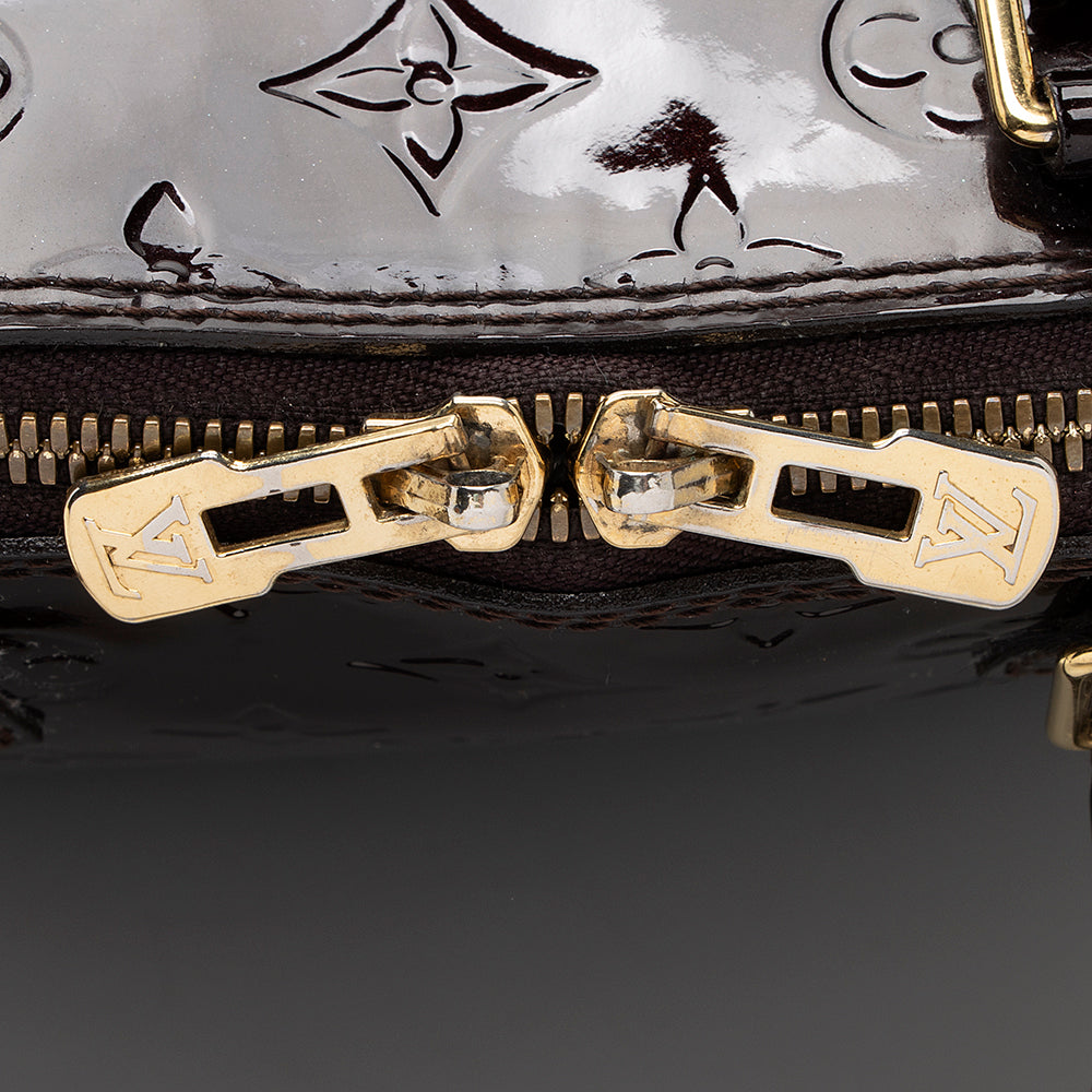 Louis Vuitton Monogram Vernis Alma PM Satchel (SHF-18640)