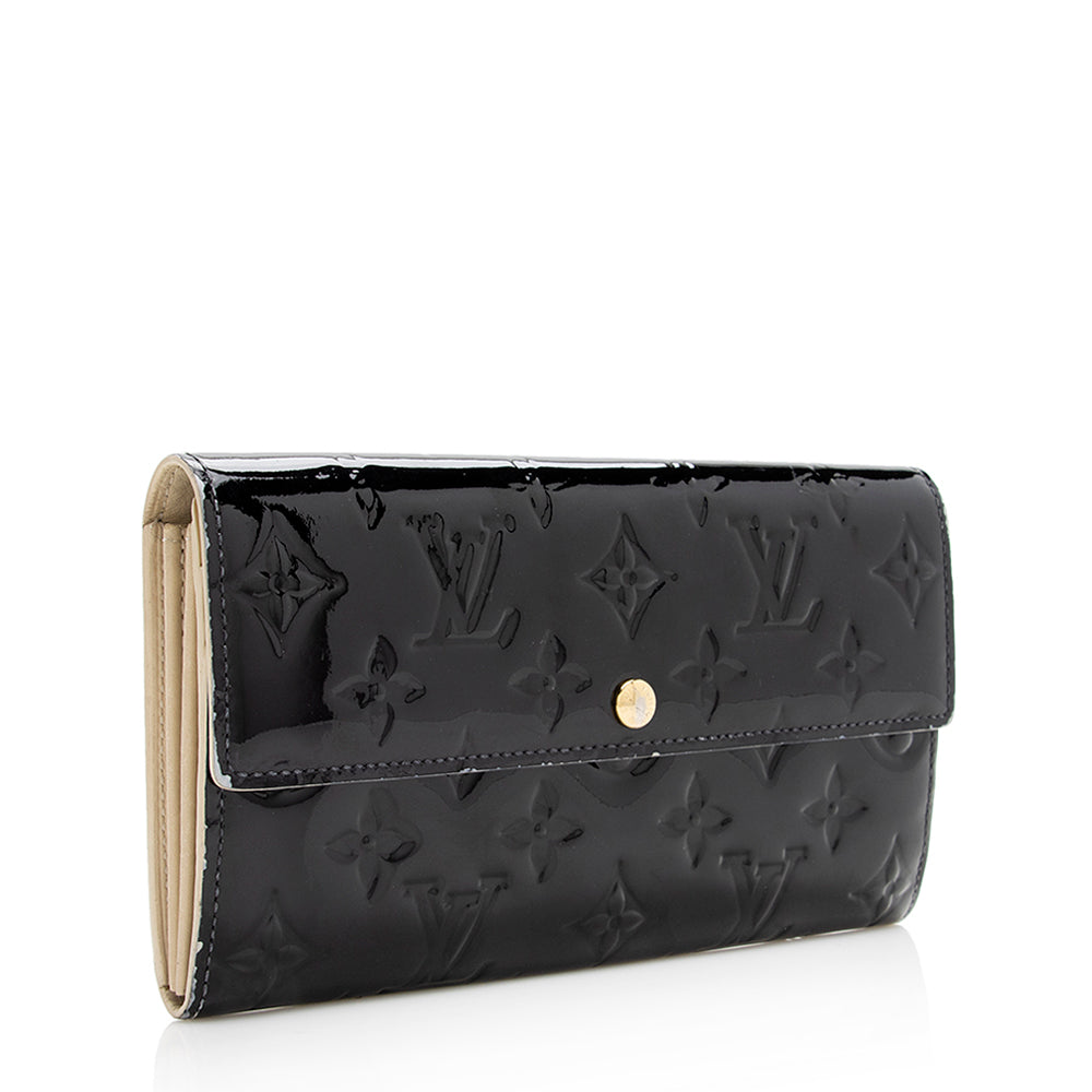 Louis Vuitton Monogram Vernis Sarah Wallet - FINAL SALE (SHF-19019)