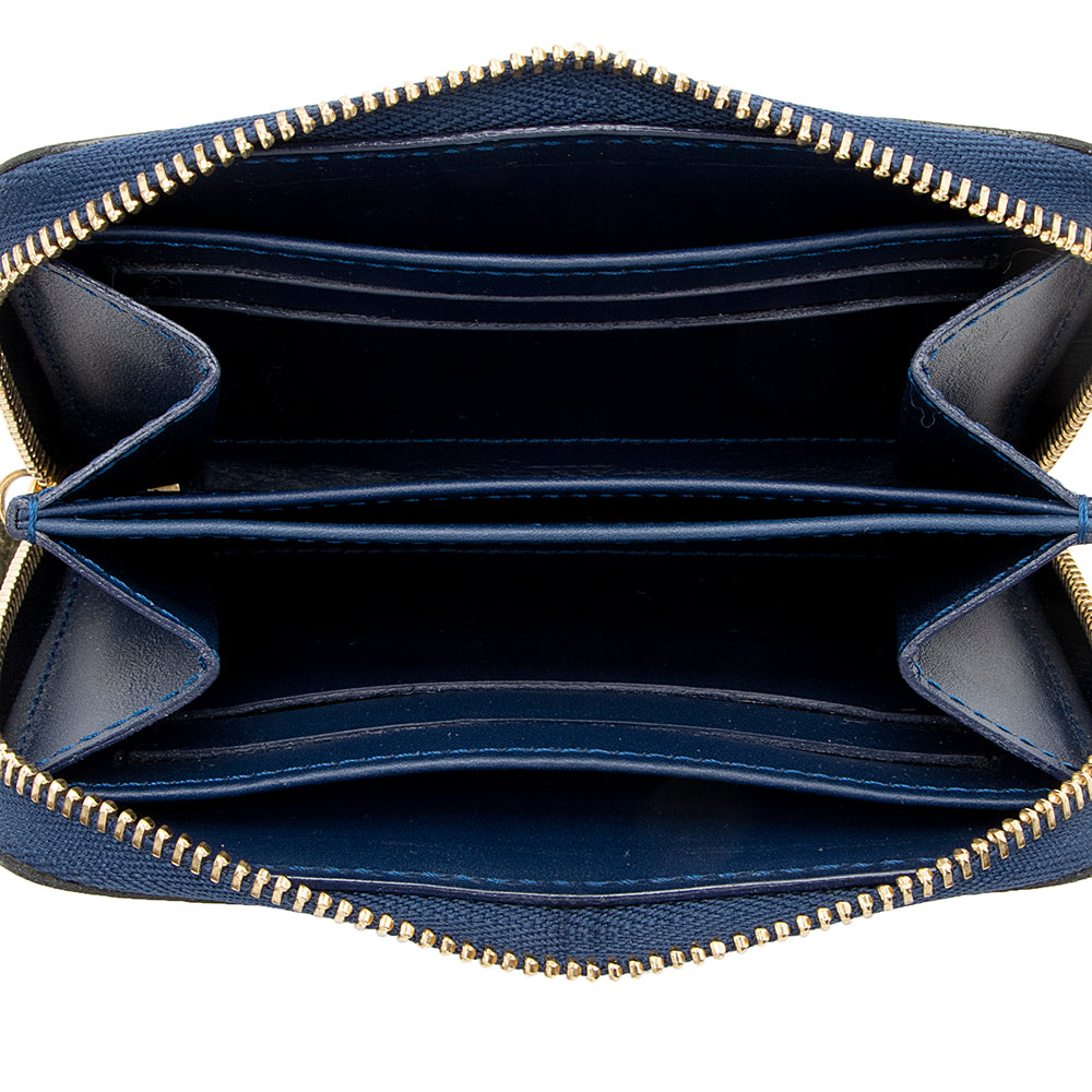 Louis Vuitton Monogram Vernis Zippy Coin Purse (SHF-18544)