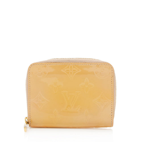 Louis Vuitton Monogram Vernis Zippy Coin Wallet (SHF-19105)