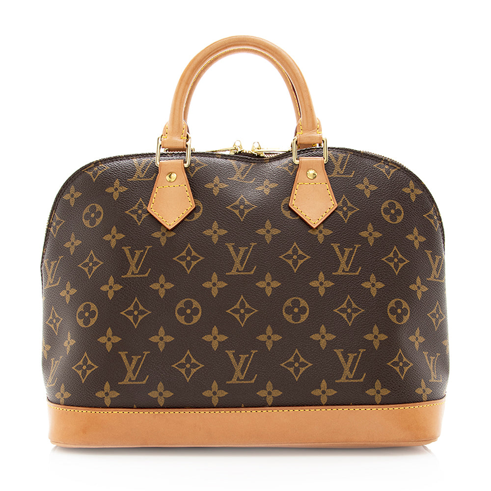 Louis Vuitton Vintage Monogram Canvas Alma PM Satchel (SHF-19028)
