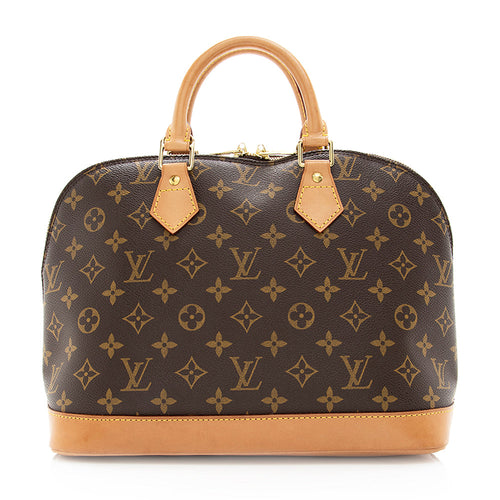 Louis Vuitton Vintage Monogram Canvas Alma PM Satchel (SHF-19028)