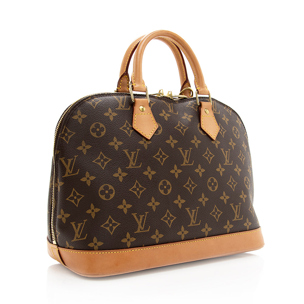 Louis Vuitton Vintage Monogram Canvas Alma PM Satchel (SHF-19028)