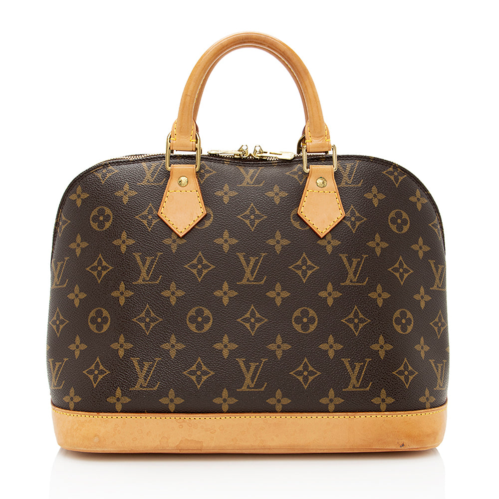 Louis Vuitton Vintage Monogram Canvas Alma PM Satchel (SHF-19119)