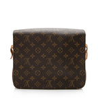 Louis Vuitton Vintage Monogram Canvas Cartouchiere GM Shoulder Bag (SHF-14736)