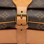 Louis Vuitton Vintage Monogram Canvas Cartouchiere GM Shoulder Bag (SHF-14736)