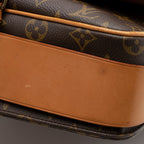 Louis Vuitton Vintage Monogram Canvas Cartouchiere GM Shoulder Bag (SHF-14736)