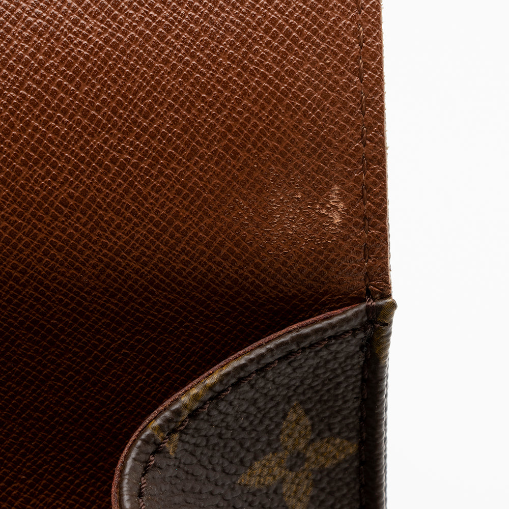 Louis Vuitton Vintage Monogram Canvas Cartouchiere GM Shoulder Bag (SHF-14736)