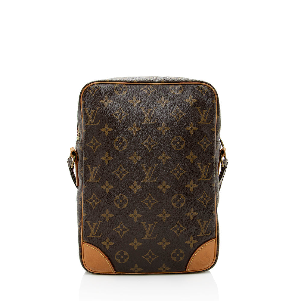 Louis Vuitton Vintage Monogram Canvas Danube GM Shoulder Bag (SHF-19108)