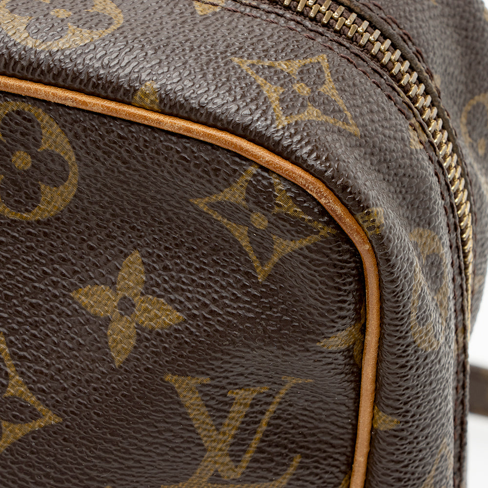 Louis Vuitton Vintage Monogram Canvas Danube GM Shoulder Bag (SHF-19108)