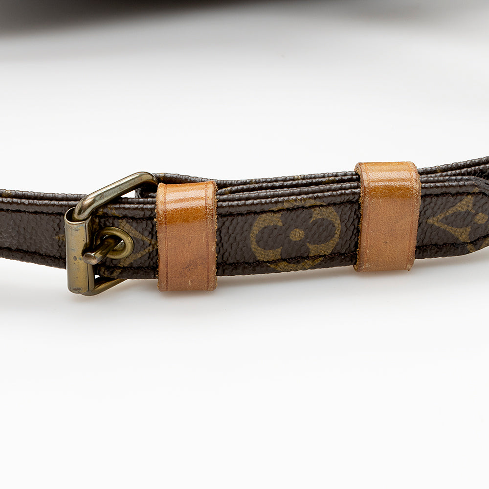 Louis Vuitton Vintage Monogram Canvas Danube GM Shoulder Bag (SHF-19108)