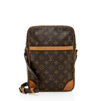 Louis Vuitton Vintage Monogram Canvas Danube GM Shoulder Bag (SHF-19108)