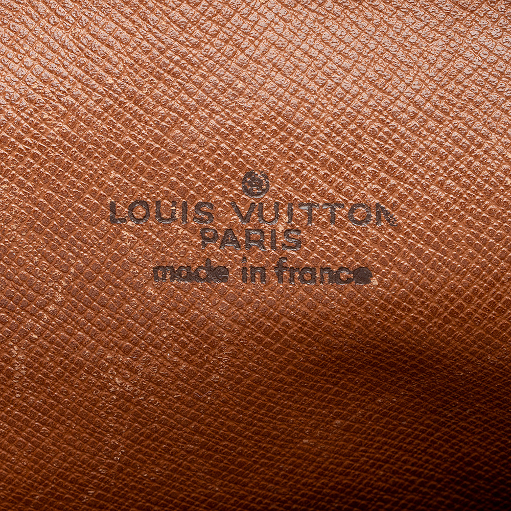 Louis Vuitton Vintage Monogram Canvas Danube GM Shoulder Bag (SHF-19108)