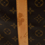 Louis Vuitton Vintage Monogram Canvas Keepall Bandouliere 55 Duffle Bag (SHF-18608)