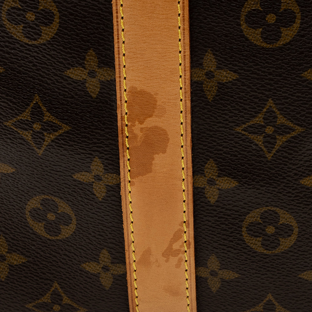 Louis Vuitton Vintage Monogram Canvas Keepall Bandouliere 55 Duffle Bag (SHF-18608)