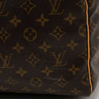 Louis Vuitton Vintage Monogram Canvas Keepall Bandouliere 55 Duffle Bag (SHF-18608)