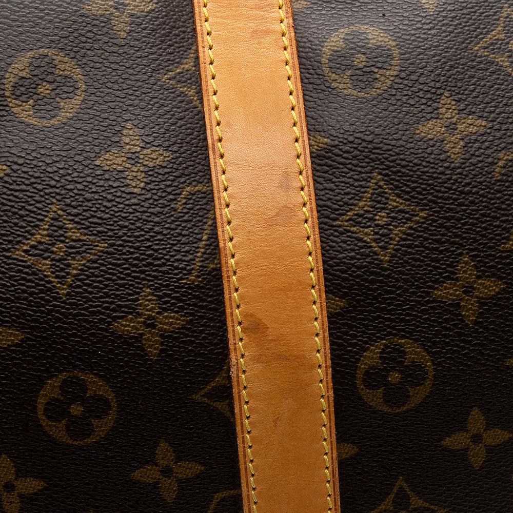 Louis Vuitton Vintage Monogram Canvas Keepall Bandouliere 55 Duffle Bag (SHF-18608)