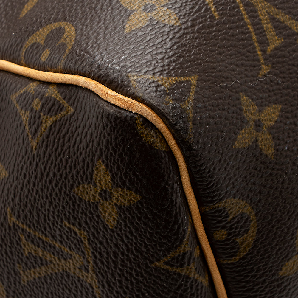 Louis Vuitton Vintage Monogram Canvas Keepall Bandouliere 55 Duffle Bag (SHF-18608)