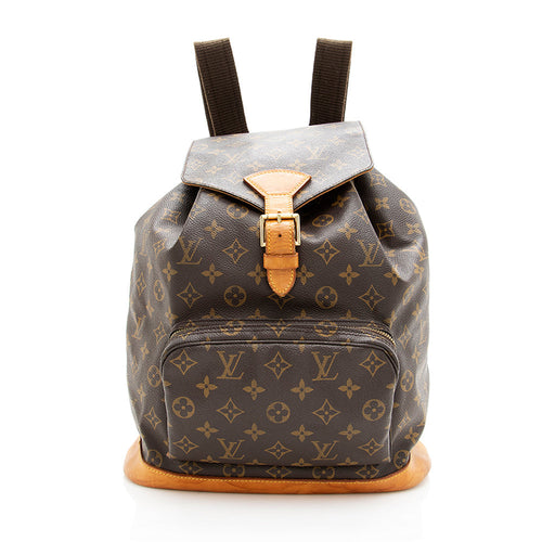 Louis Vuitton Vintage Monogram Canvas Montsouris GM Backpack (SHF-19091)