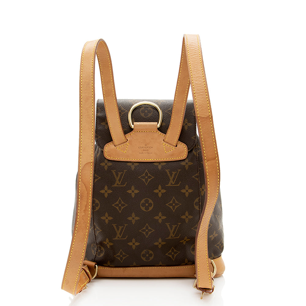 Louis Vuitton Vintage Monogram Canvas Montsouris MM Backpack (SHF-18958)