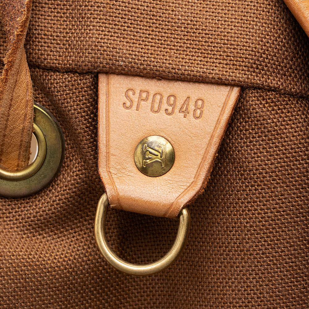 Louis Vuitton Vintage Monogram Canvas Montsouris MM Backpack (SHF-18990)