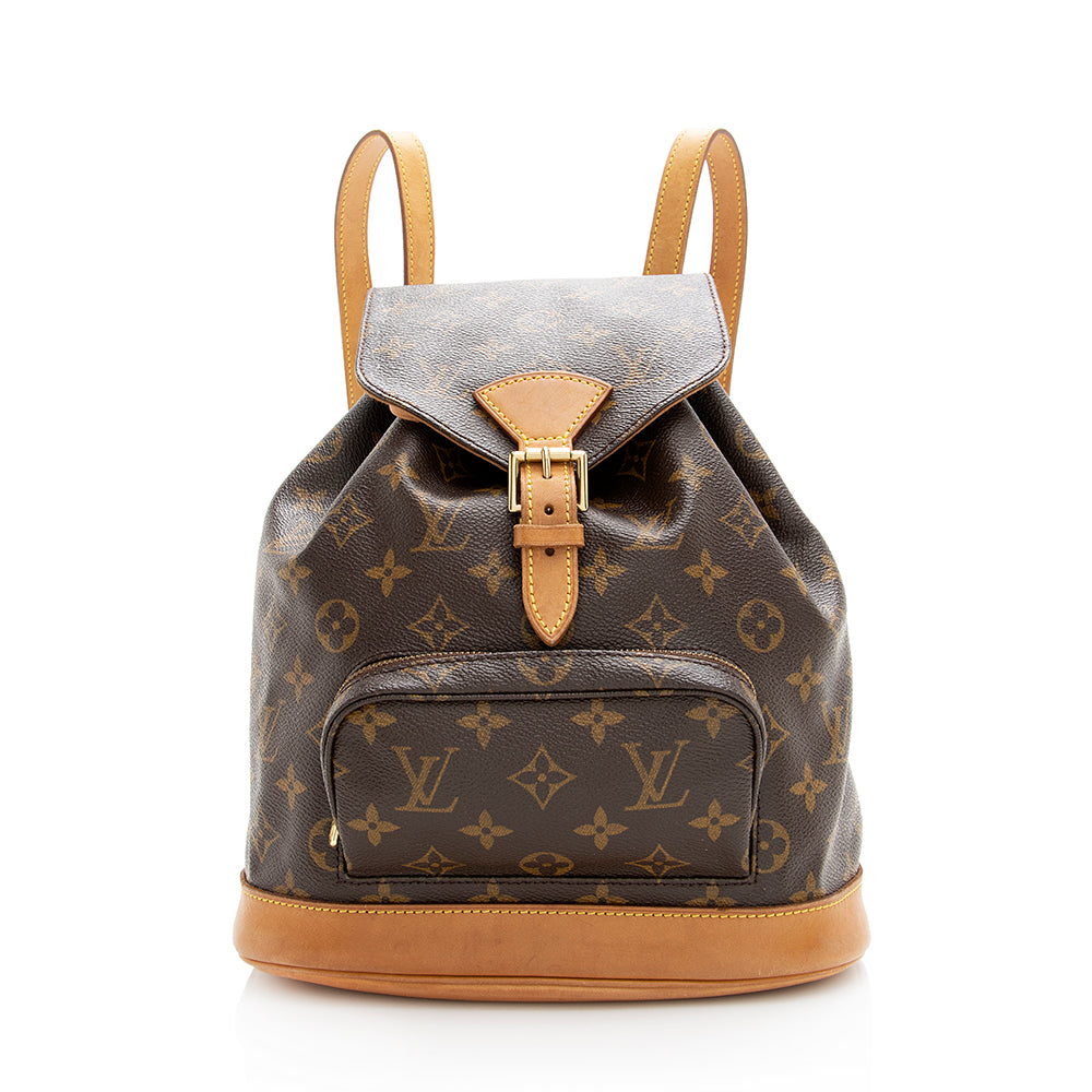 Louis Vuitton Vintage Monogram Canvas Montsouris MM Backpack (SHF-18990)