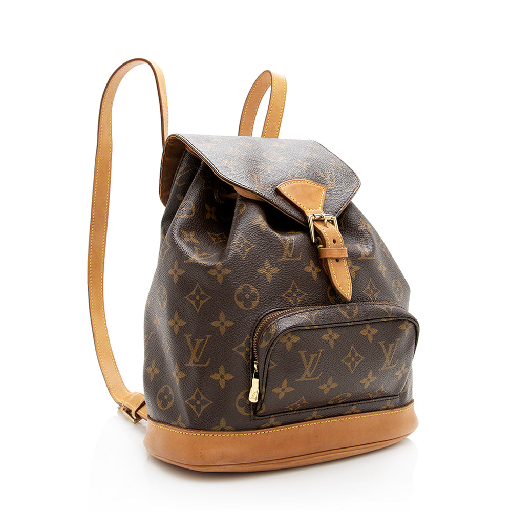 Louis Vuitton Vintage Monogram Canvas Montsouris MM Backpack (SHF-18990)