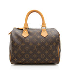Louis Vuitton Vintage Monogram Canvas Speedy 25 Satchel (SHF-19005)