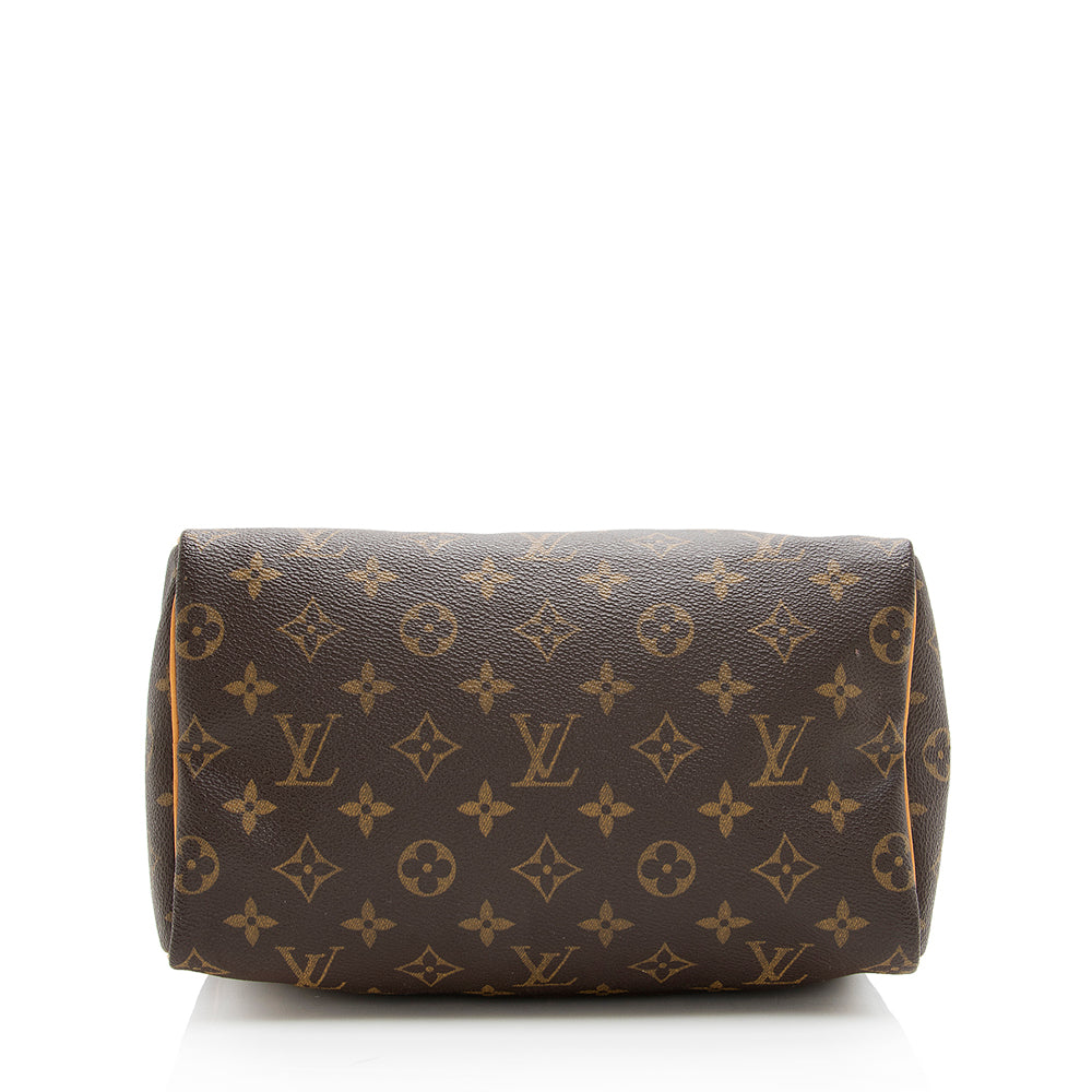 Louis Vuitton Vintage Monogram Canvas Speedy 25 Satchel (SHF-19005)