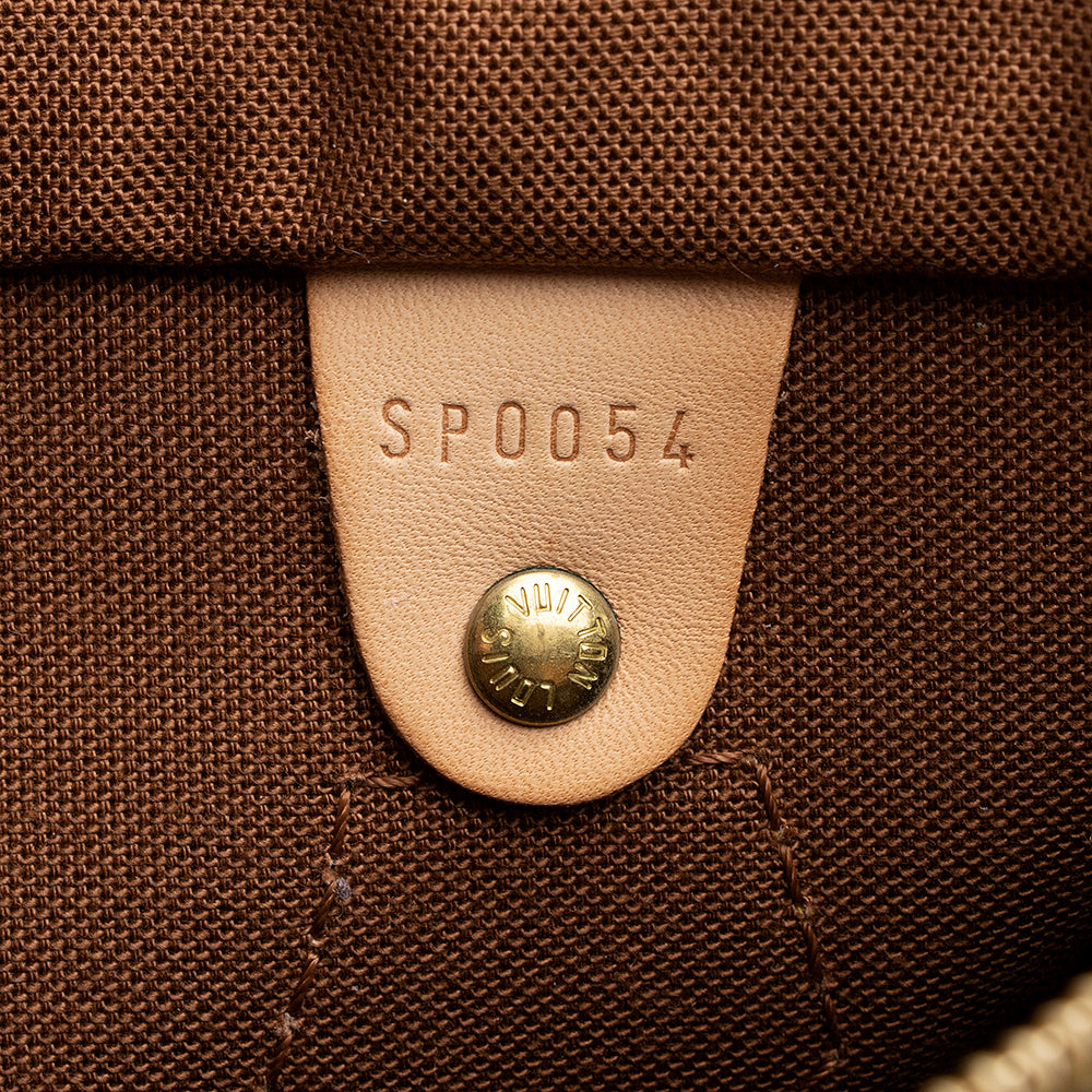 Louis Vuitton Vintage Monogram Canvas Speedy 25 Satchel (SHF-19005)