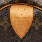 Louis Vuitton Vintage Monogram Canvas Speedy 25 Satchel (SHF-19005)