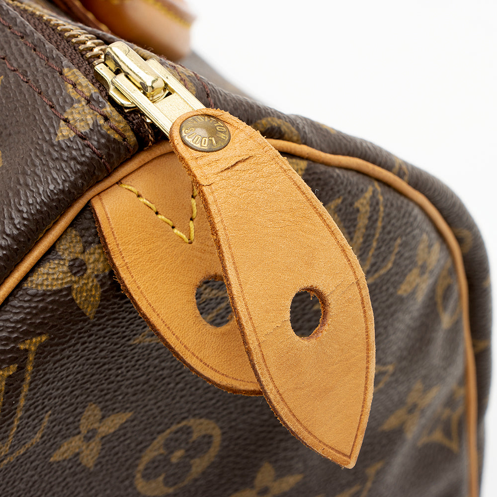 Louis Vuitton Vintage Monogram Canvas Speedy 30 Satchel (SHF-18582)
