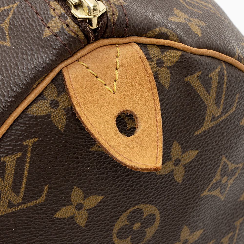 Louis Vuitton Vintage Monogram Canvas Speedy 30 Satchel (SHF-18582)