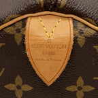 Louis Vuitton Vintage Monogram Canvas Speedy 30 Satchel (SHF-18582)