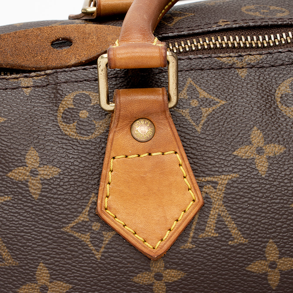 Louis Vuitton Vintage Monogram Canvas Speedy 30 Satchel - FINAL SALE (SHF-19138)