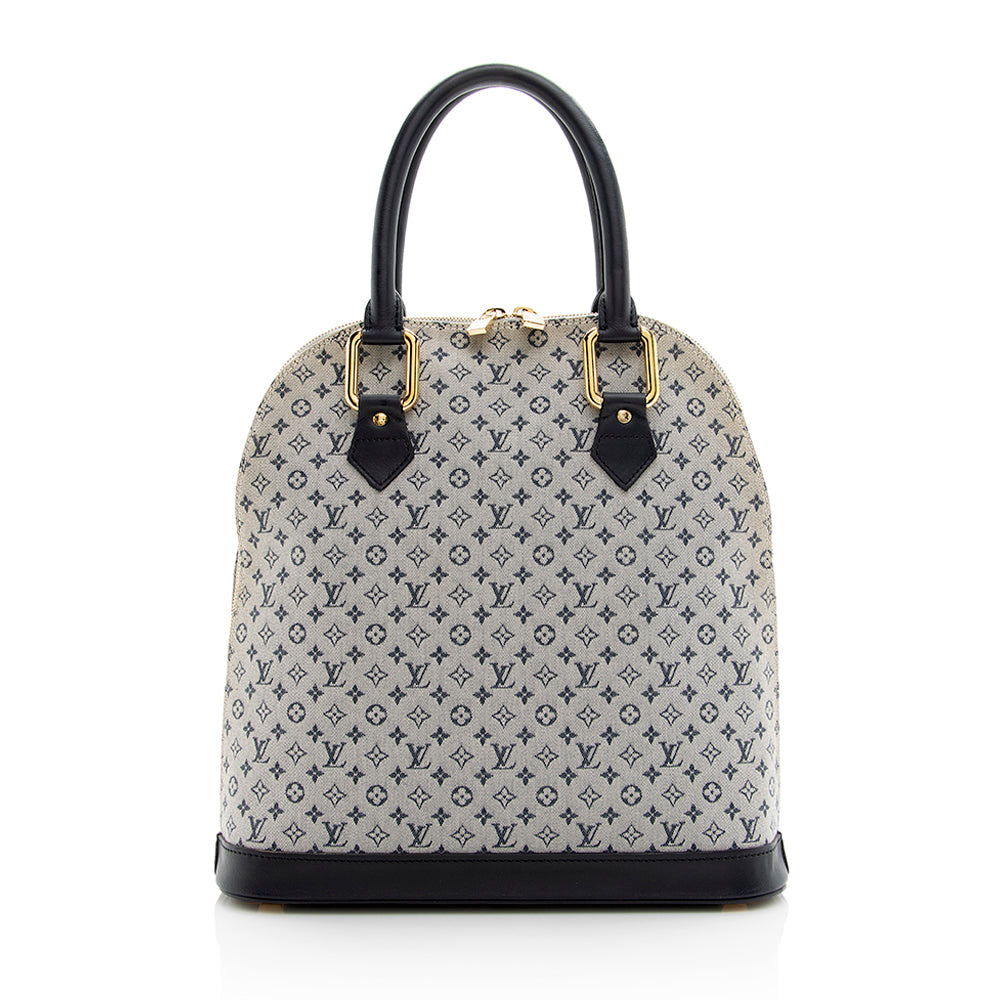 Louis Vuitton Vintage Monogram Mini Lin Alma Haut Satchel (SHF-19002)