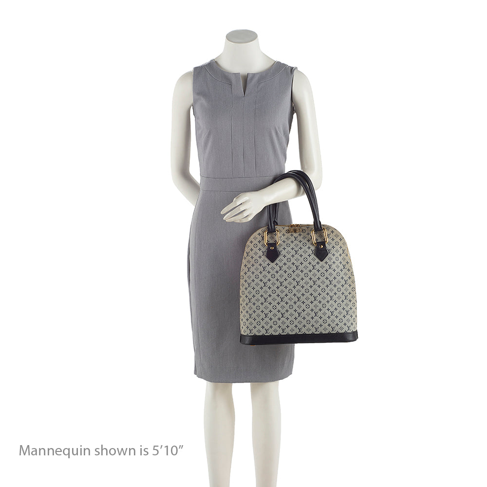 Louis Vuitton Vintage Monogram Mini Lin Alma Haut Satchel (SHF-19002)