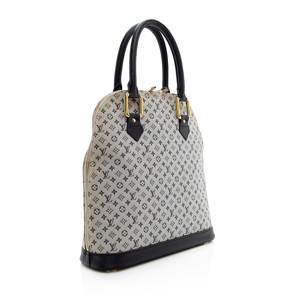 Louis Vuitton Vintage Monogram Mini Lin Alma Haut Satchel (SHF-19002)