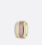 Mini Lady Dior Bag Two-Tone Rose Quartz And Pastel Yellow Cannage Lambskin