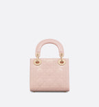 Mini Lady Dior Bag Powder Pink Patent Cannage Calfskin
